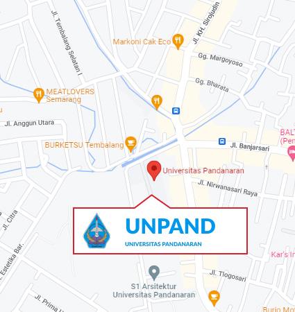 Peta dan Lokasi (Google Map) Universitas Pandanaran Semarang Prestasi
